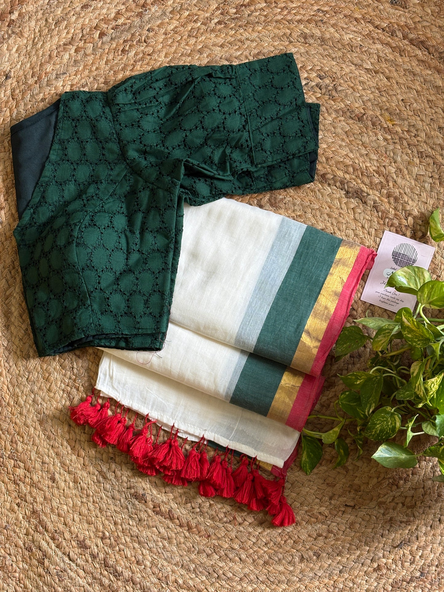 Saree and blouse combo set