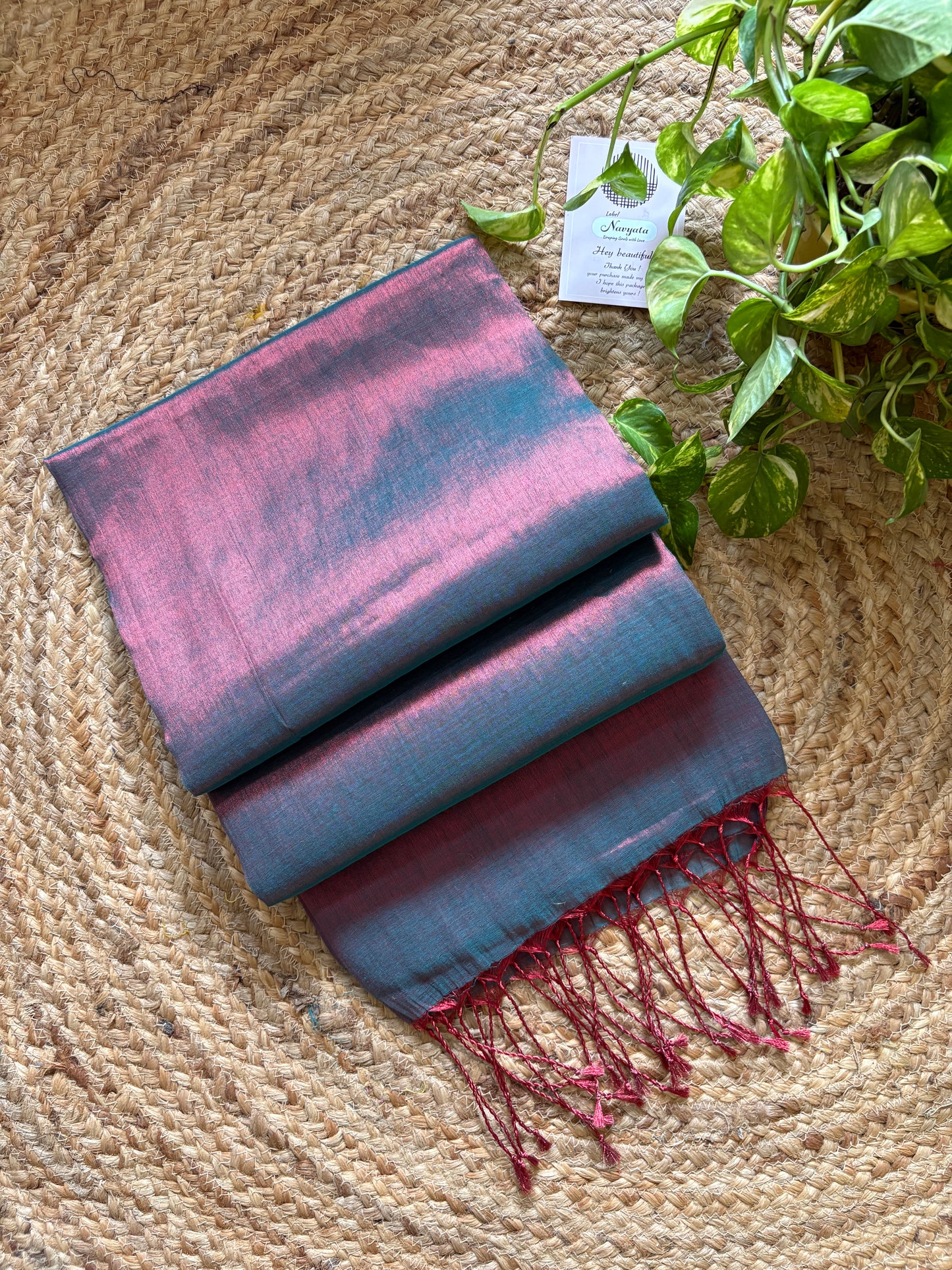 Mul cotton tissue saree