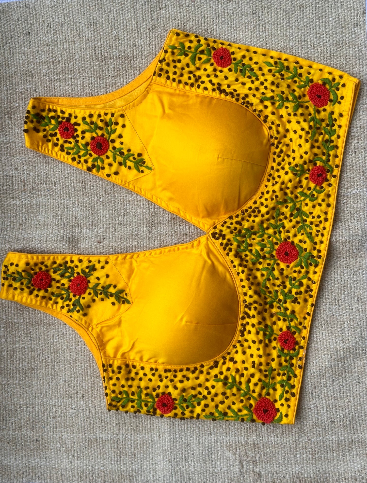 Hand Embroidered Cotton Blouse