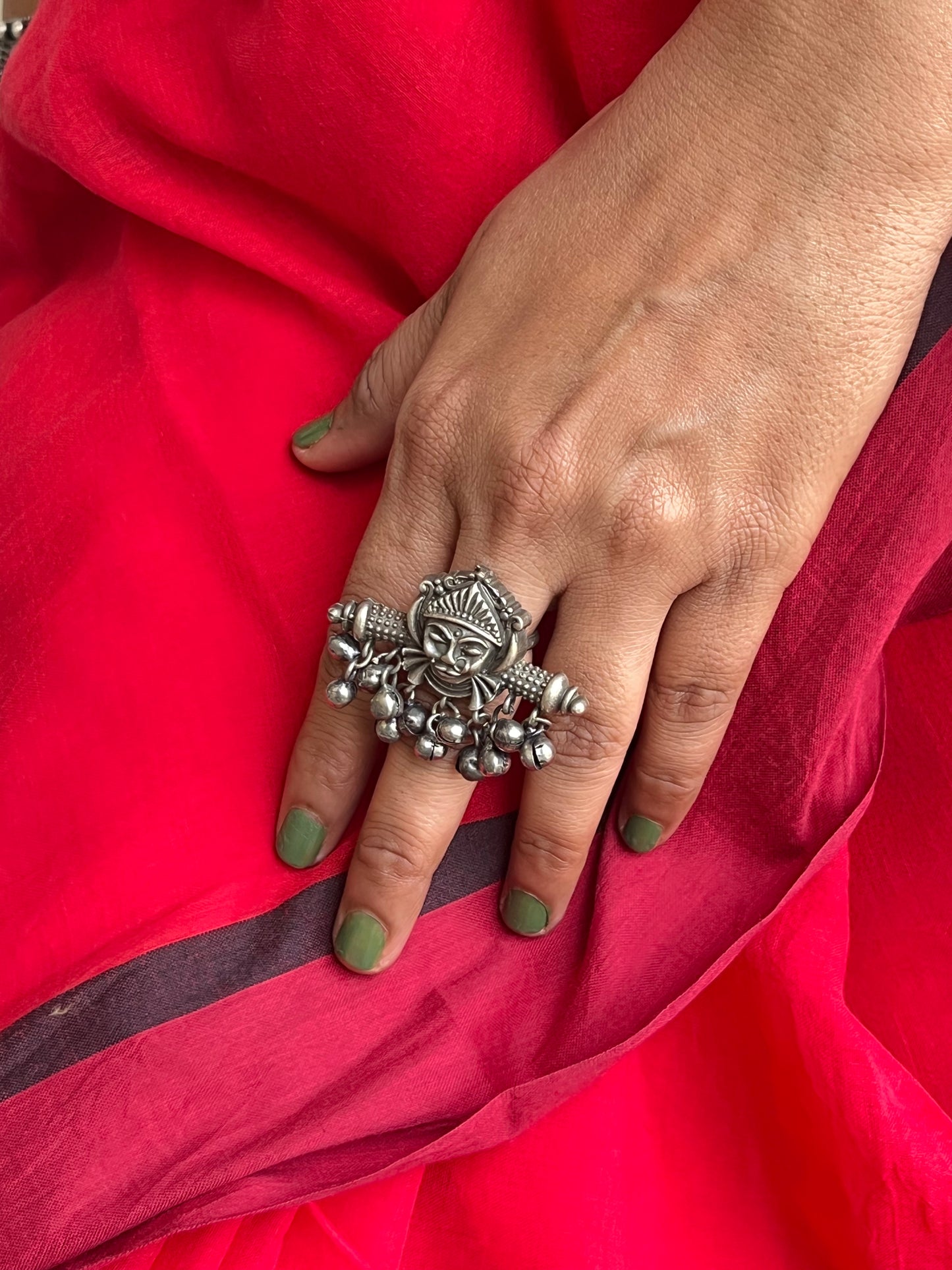 Fusion brass finger ring