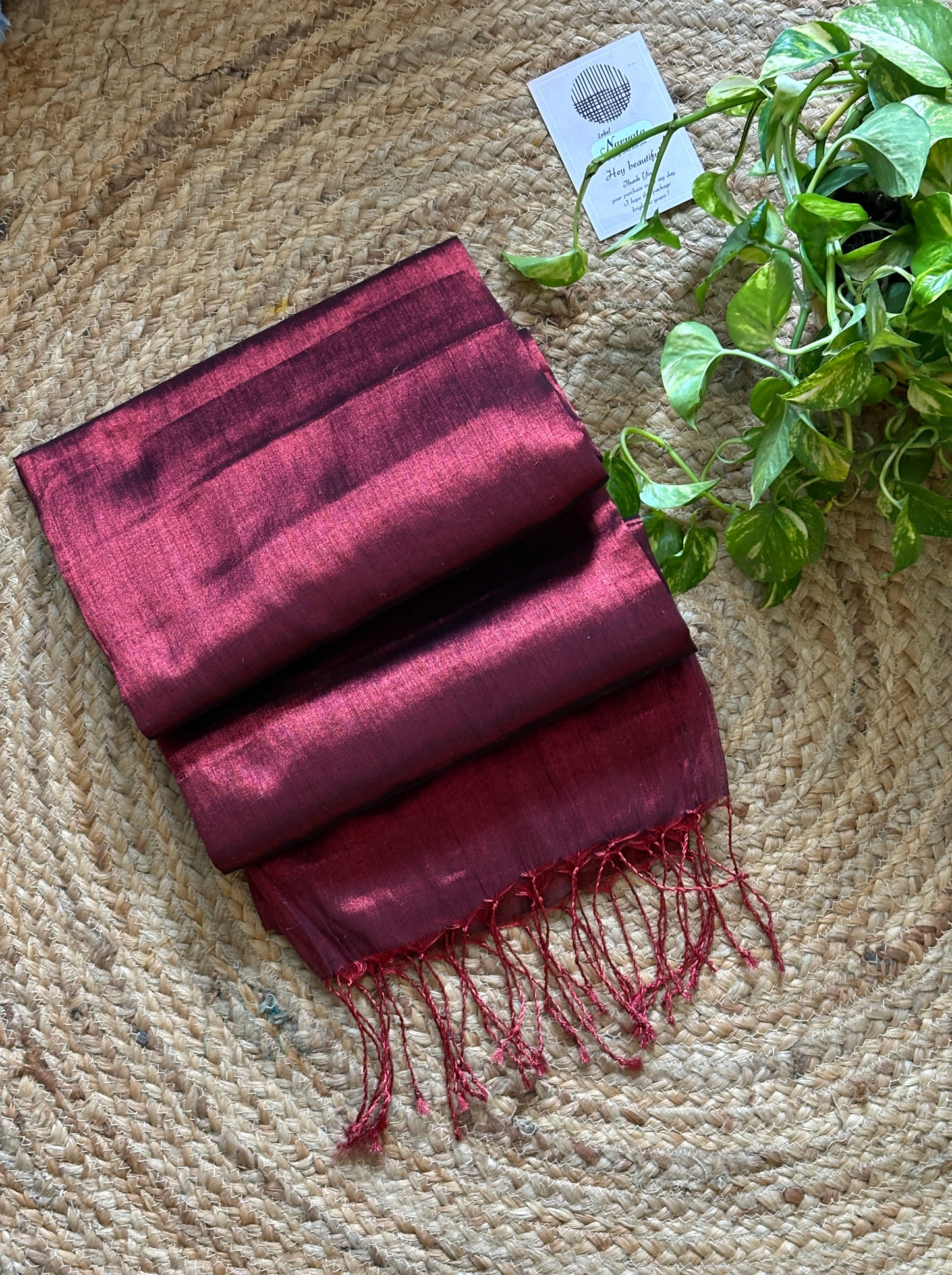 Mul cotton tissue saree