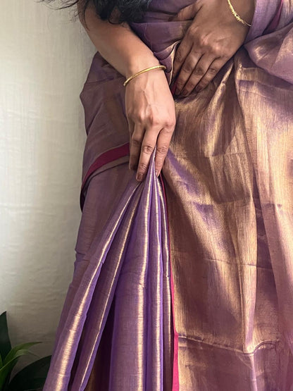 Mul cotton tissue saree