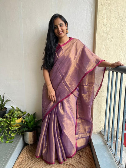 Mul cotton tissue saree